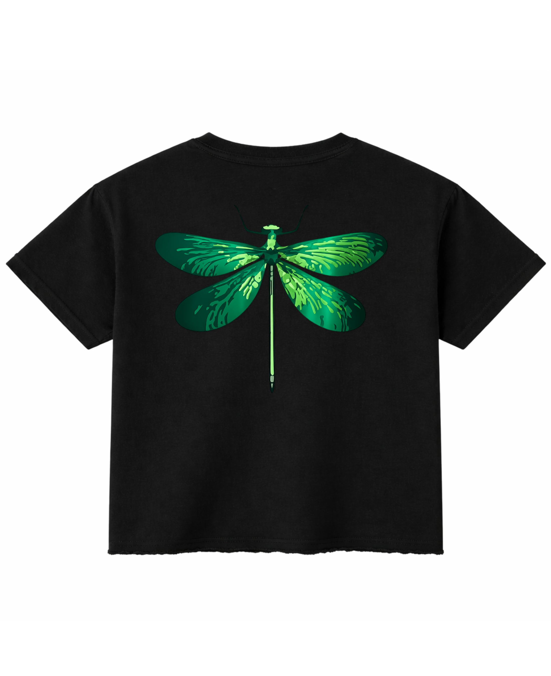 Black Boxy Fit T-shirt Back Design