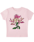 Baby Pink Baby Tee Front Design