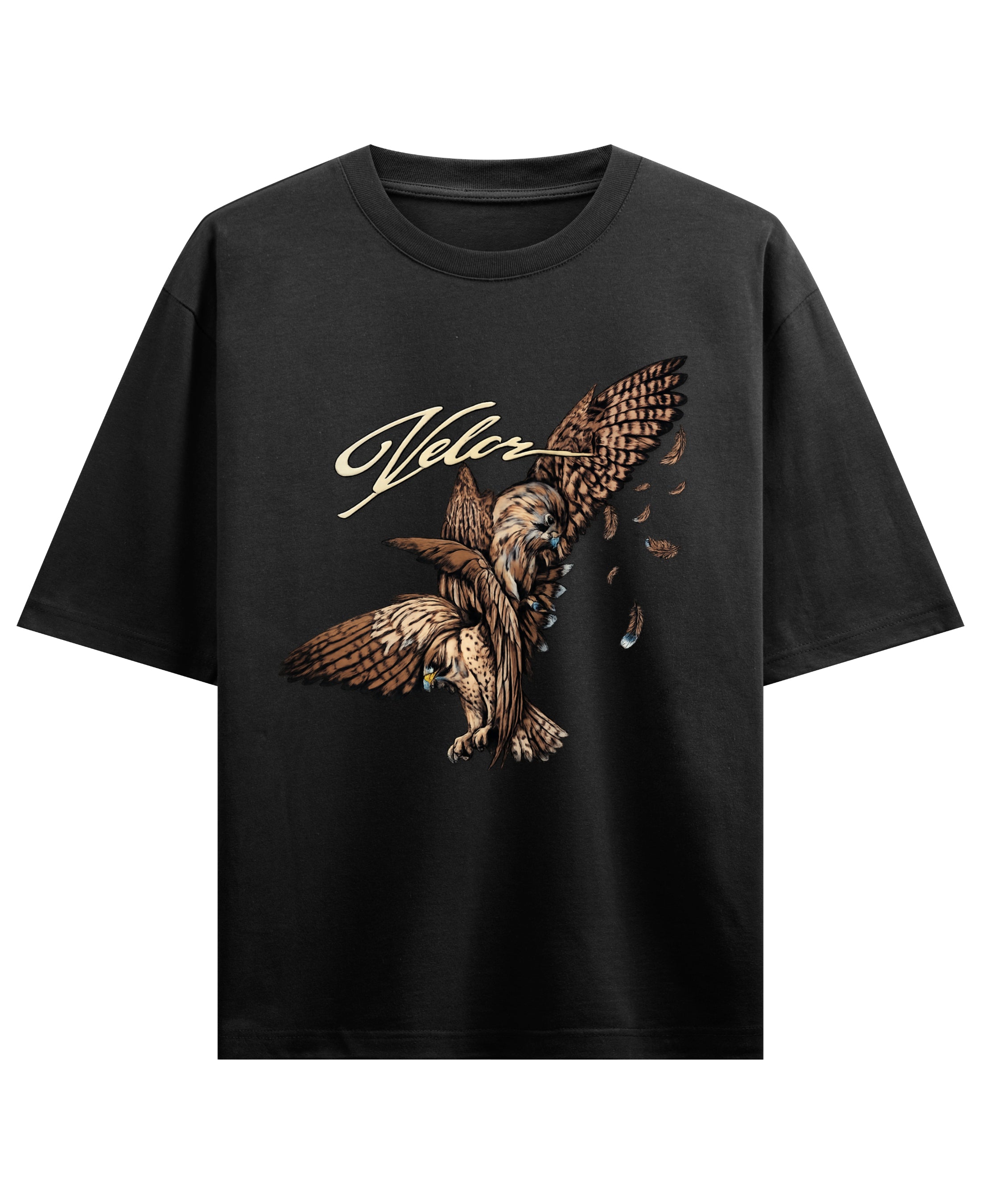 Black Oversized T-shirt Front Design